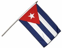 Cuban flag.  4 X  6  inches
