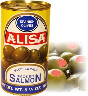 Alisa Spanish olives stuffed with smoked salmon  5 oz