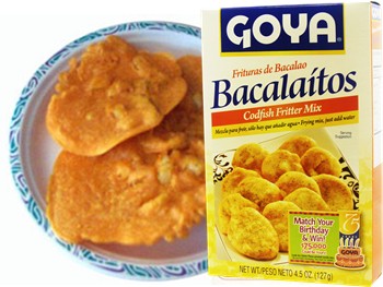 Codfish fritters  Bacalaitos  Mix 4.5 oz