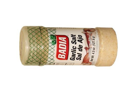 Badia garlic salt  4.5 oz.