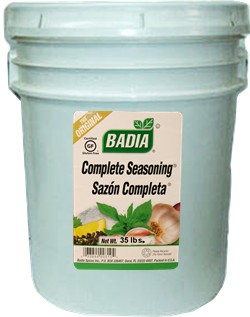 Badia complete seasoning  institutional pail 35 lbs.
