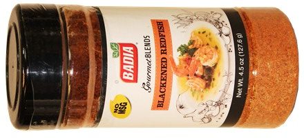 Badia blackened red fish  gourmet blend.  4.5 oz