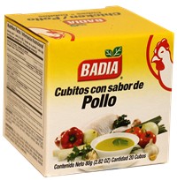 Badia chicken   flavored cubes. 20 cubes 2.82 oz