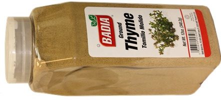 Badia thyme leaves ground  12 oz