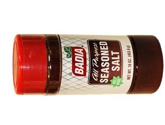 Badia  seasoned salt   – No Msg .  16 oz