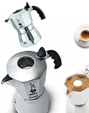 Bialetti Brikka cuban coffee maker. 2 or  4 cups