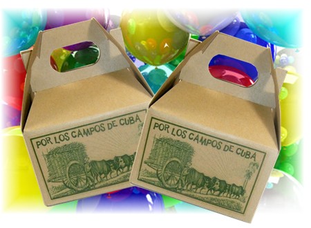 Kraft  party favor box .