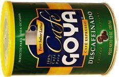 Goya Decafeinated Coffee. Vacuum Can 10 Oz