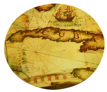 Mouse Pad Cuban Map