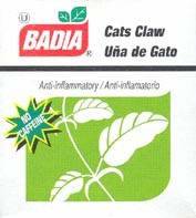 Badia cats claw.   10  individual tea bags