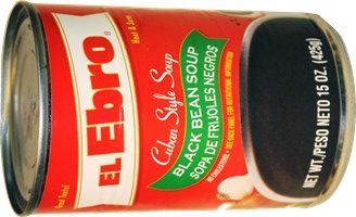 Black bean soup.  Cuban style. 15 oz