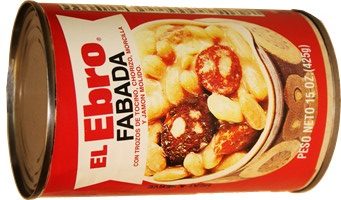 El Ebro delicious white bean fabada.  Ready To Eat 15 oz. Serves 2