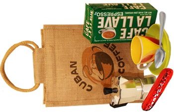 Cuban coffee gift bag
