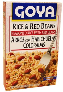 Goya  red beans and  rice  8 Oz