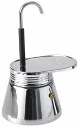 Stainless steel  spout Cuban coffee maker 4- 6 cups