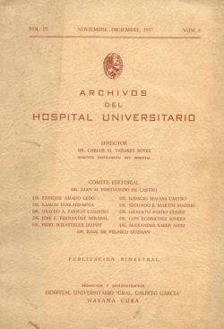 Historical Books Archivos Del Hospital Universitario Ships For Only $9.99.