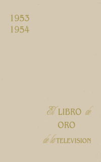 Libro De Oro De La Television 1953-1954 Ships For Only $9.99.