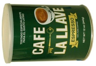 La Llave Espresso Cuban Coffee Can 12 Oz
