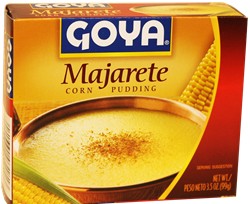 Goya majarete  corn pudin.  4 servings.  3.5 oz