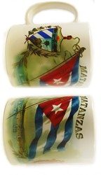 Coffee mug with Cuban flag and Matanzas’ Coat of arms