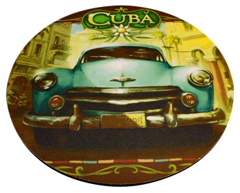 Mouse pad Cuban car.