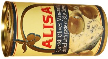 Alisa Spanish olives stuffed with blue cheese