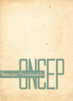 Historical Books Oncep – Mensajes Presidenciales 1955