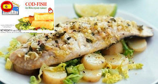 Bacalao a la Vizcaina Palacio De Oriente  (Codfish) Vizcaine style from Spain. 4 1/16 Oz