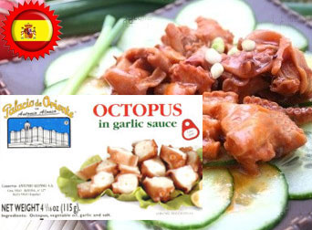 Palacio De Oriente octopus in marinade sauce   4 oz. From Spain