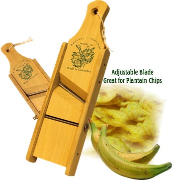 Plantain slicer , adjustable blade.