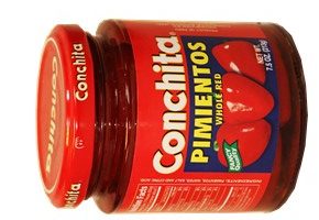 Conchita sweet imported pimentos 7 1/2 on jar.