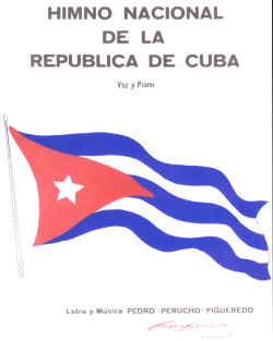 Print Himno Nacional De La Republica De Cuba Voz Y Piano