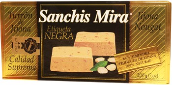 Turron de Jijona by  Sanchis Mira 7 oz.  Imported from Spain.