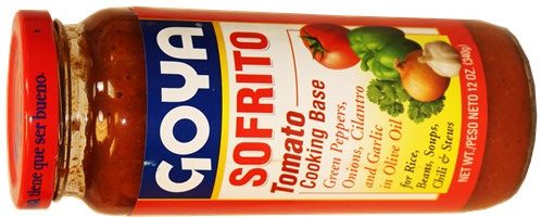 Goya sofrito 12 oz jar.