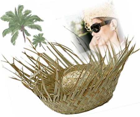 Cuban guajiro straw hat.