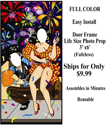 Door frame photo prop. Life size 3 ‘ x 6’