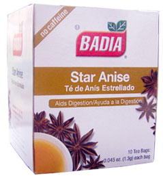 Badia Star Anise Tea Bags