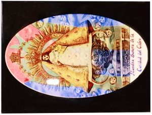 Caridad del Cobre ceramic tile 6 x 8