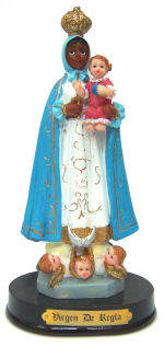 Figure Of Virgen De Regla 8 Tall