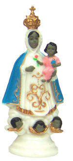 Figure Virgen De Regla 4 Tall