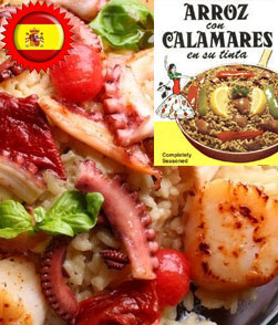 Vigo calamari and rice Imported from Spain 19 Oz