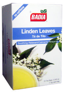 Badia Linden Tea 25 Individual Bags