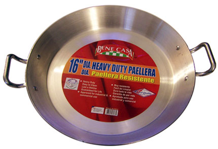 16 Dia. Heavy Duty Paellera