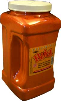 Bijol anato yellow  seasoning.   6 pound institutional size