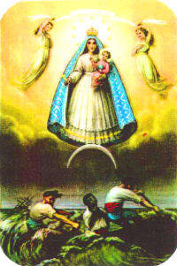 Decal Caridad Del Cobre Patron Of Cuba 3X4 1/4