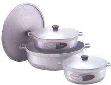 Aluminum Dutch Oven Set 6 Pieces