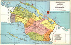 Map – Camaguey Province 17 X 11