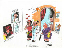 El Cine The Movies With The Chapperon 8 1/2 X 11