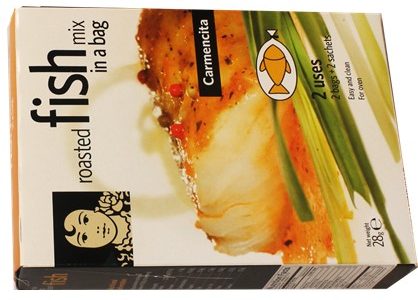 Spanish roasted fish seasoning in a bag by Carmencita