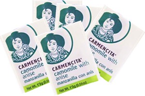 Carmencita chamomile with anise tea.  10 Bags